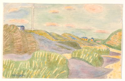 Von der Vejlby-Klippe. Aussicht ins Landesinnere von Niels Jakob Jakobsen Bjerre