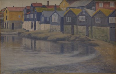 Alte Häuser in Thorshavn von Niels Jakob Jakobsen Bjerre