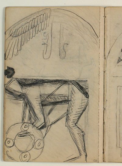 Entwurf für Poul S. Christiansens Grabmal von Niels Larsen Stevns