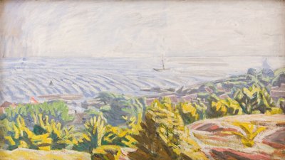 Blick von Bokul, Gudhjem von Niels Larsen Stevns