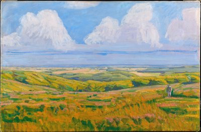Blick von Korsdalen. Hammer Hills von Niels Larsen Stevns