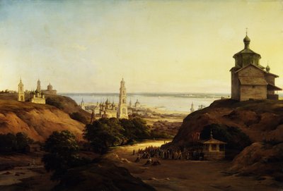 Ansicht von Yuryev-Povolzhsky, 1851 von Nikanor Grigoryevich Chernetsov