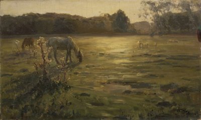 Pferde auf der Wiese von Nikolai Alexandrovich Klodt