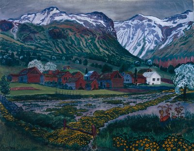 Butterblumen Nacht von Nikolai Astrup