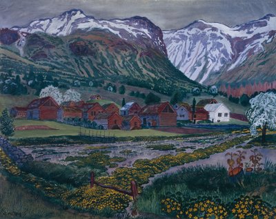 Butterblumen Nacht von Nikolai Astrup