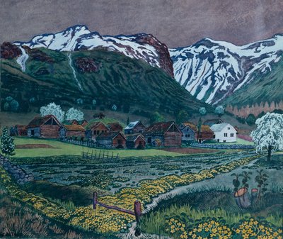 Butterblumen Nacht von Nikolai Astrup