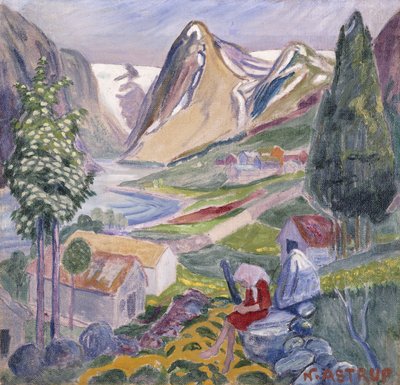 Kari in Sunde von Nikolai Astrup