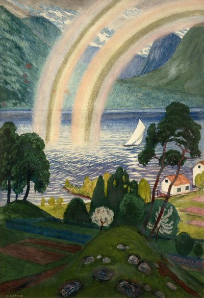 Regenbogen, Großer Regenbogen von Nikolai Astrup