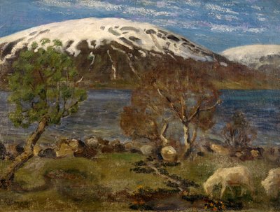 Frühling am Jølstersee von Nikolai Astrup