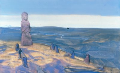 Der Wächter des Kelches von Nikolai Konstantinowitsch Roerich