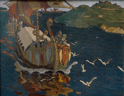 Übersee-Gäste, 1902 von Nikolai Konstantinowitsch Roerich