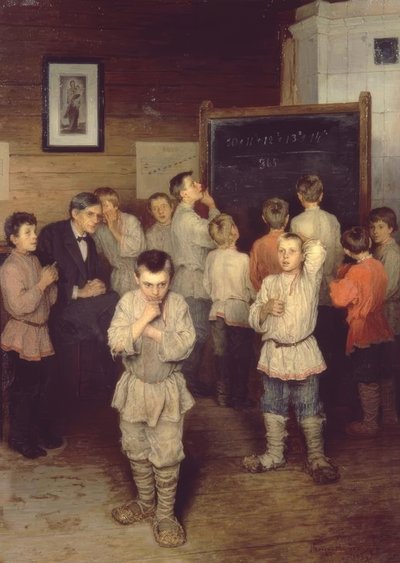 Mündliches Ergebnis von Nikolai P. Bogdanow Bjelski