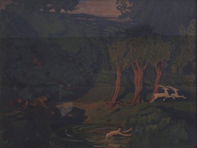 Pan und Nymphe Syrinx von Nikolai Pavlovich Ulyanov