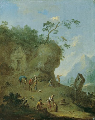 Hütte auf einer Waldhöhe von Norbert Grund