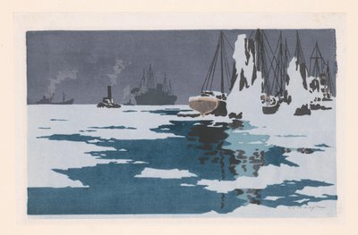 Ansicht von Bremerhaven von O. Droegl (signed by artist)