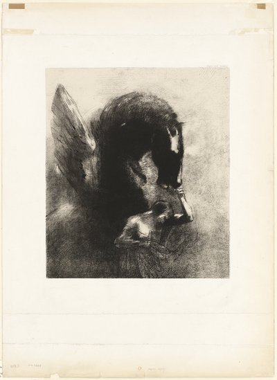 Gefangener Pegasus von Odilon Redon