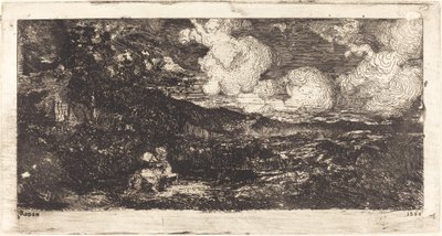 Galoppierender Reiter von Odilon Redon