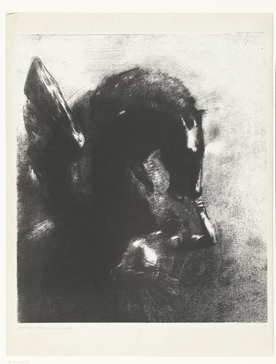 Der gefangene Pegasus (Pégase captif) von Odilon Redon