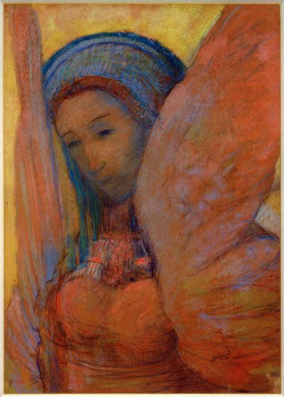 Die Lyra (Sphinx) von Odilon Redon