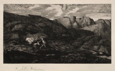 Angst, 1866 von Odilon Redon