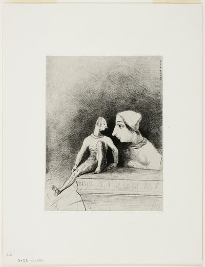 Katzenhaftigkeit, Platte sieben aus In Dreams von Odilon Redon