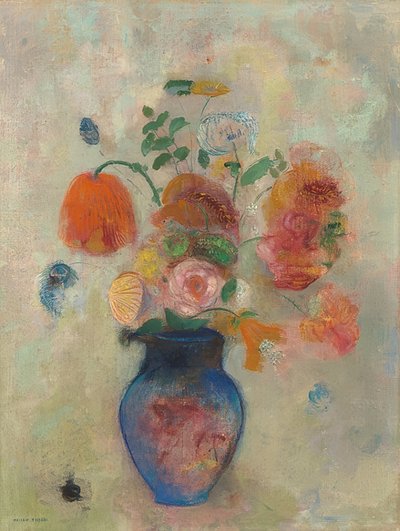 Große Vase mit Blumen von Odilon Redon