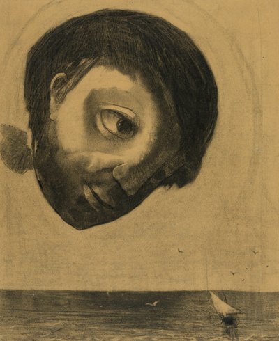 Schutzgeist der Gewässer, 1878 von Odilon Redon