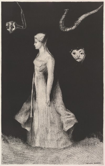 Spuk, 1893-94 von Odilon Redon
