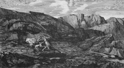 Pferd und Reiter von Odilon Redon