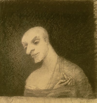 Imaginäre Figur, ca. 1881 von Odilon Redon