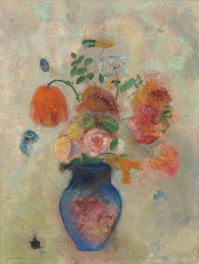 Große Vase mit Blumen von Odilon Redon