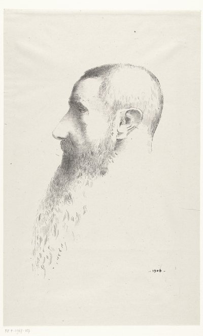 Porträt von Roger Marx von Odilon Redon