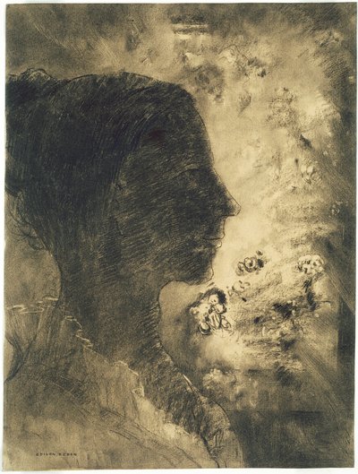 Profil eines Schattens von Odilon Redon