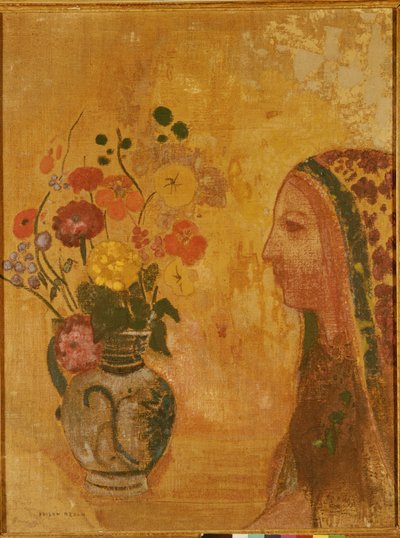 Profil einer Frau von Odilon Redon