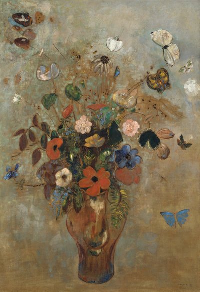 Stillleben mit Blumen, 1905 von Odilon Redon