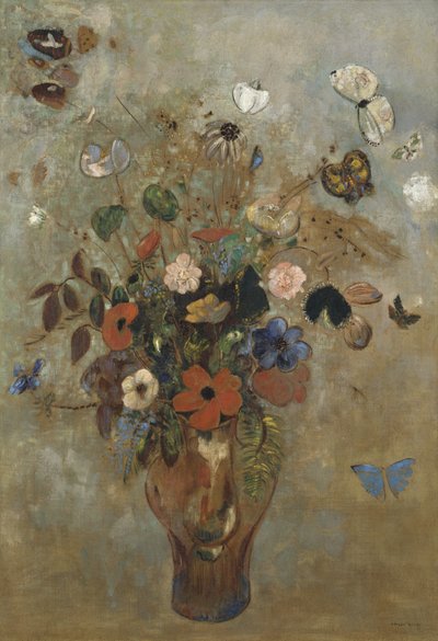 Stillleben mit Blumen, 1905 von Odilon Redon