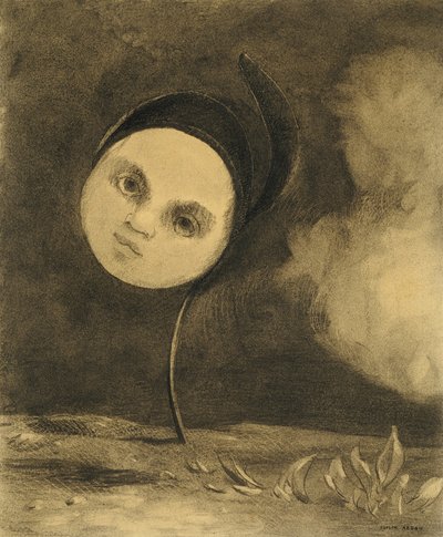 Seltsame Blume von Odilon Redon