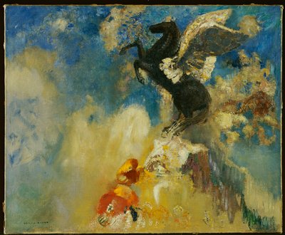 Der Schwarze Pegasus von Odilon Redon