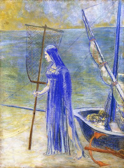 Die Fischerin von Odilon Redon