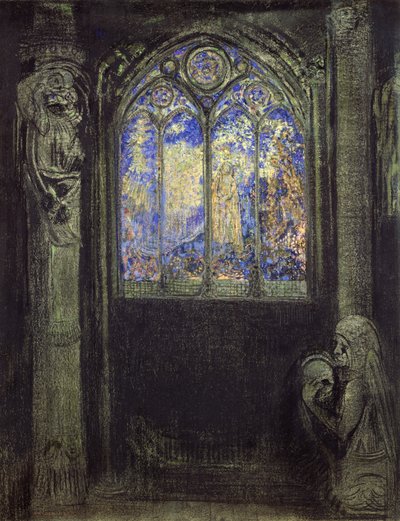 Das Buntglasfenster von Odilon Redon