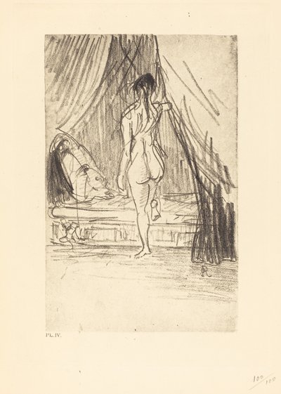 Volupté, Fantôme Élastique! (Vergnügen, elastisches Phantom!) von Odilon Redon
