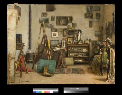 Besuch im Atelier des Malers von Odoardo Borrani
