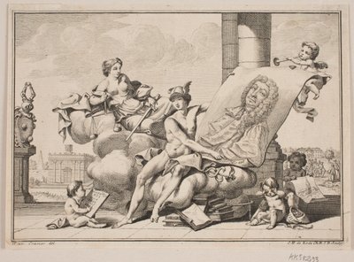 Peder Lasson. Allegorische Umgebung. von Odvardt Helmoldt de Lode
