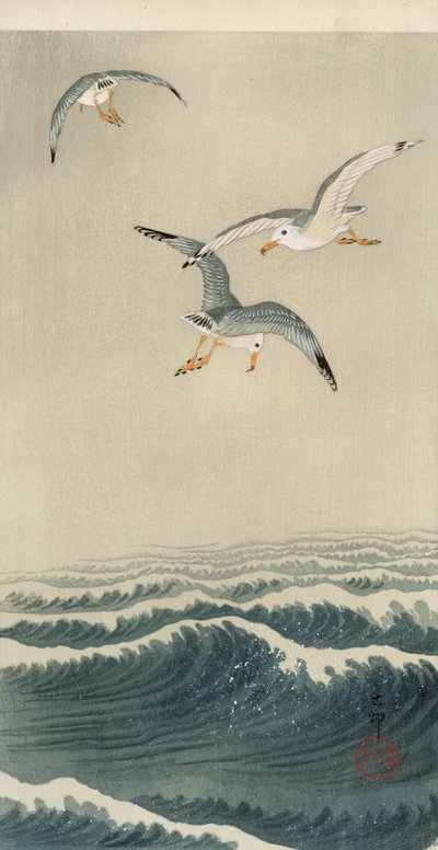 Möwen auf See von Ohara Koson