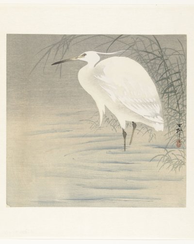 Kleiner Silberreiher von Ohara Koson