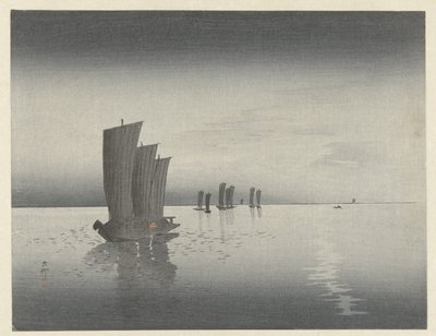 Fischerboote von Ohara Koson