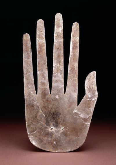 Handförmiger Ausschnitt, 200 v. Chr.-400 n. Chr. (Glimmer) von Ohio Hopewell culture
