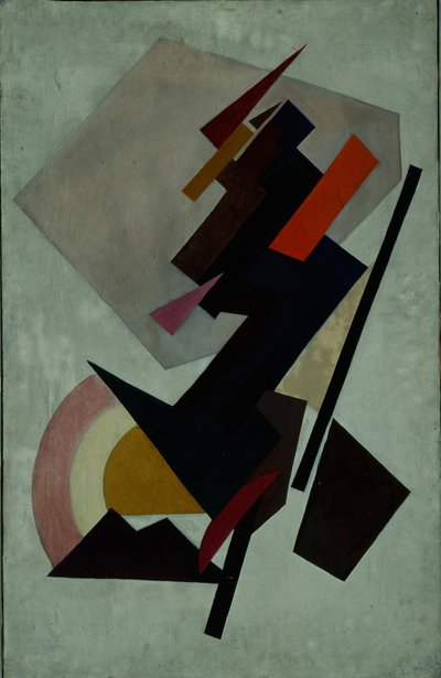 Abstrakte Komposition. Suprematismus, 1910er Jahre von Olga Rozanova