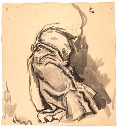 Draperiestudie von Oluf Hartmann