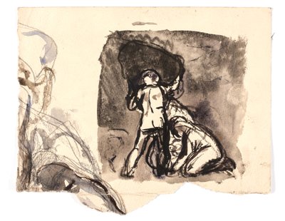 Studie zu "Dädalus und Ikarus" von Oluf Hartmann